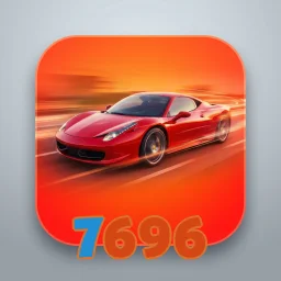 7696